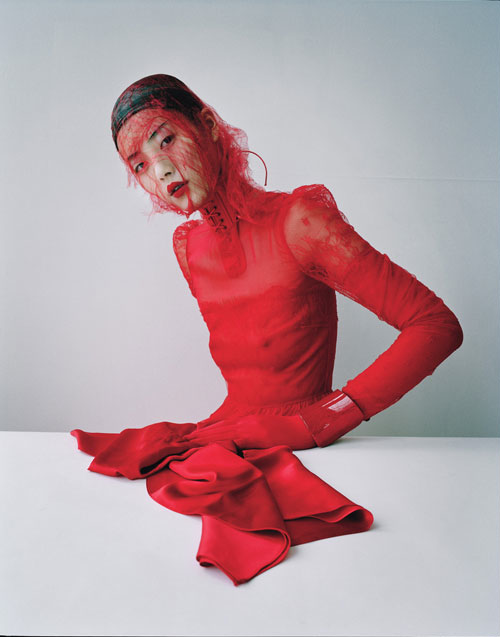 Liu Wen by Tim Walker for W Magazine, in Valentino
