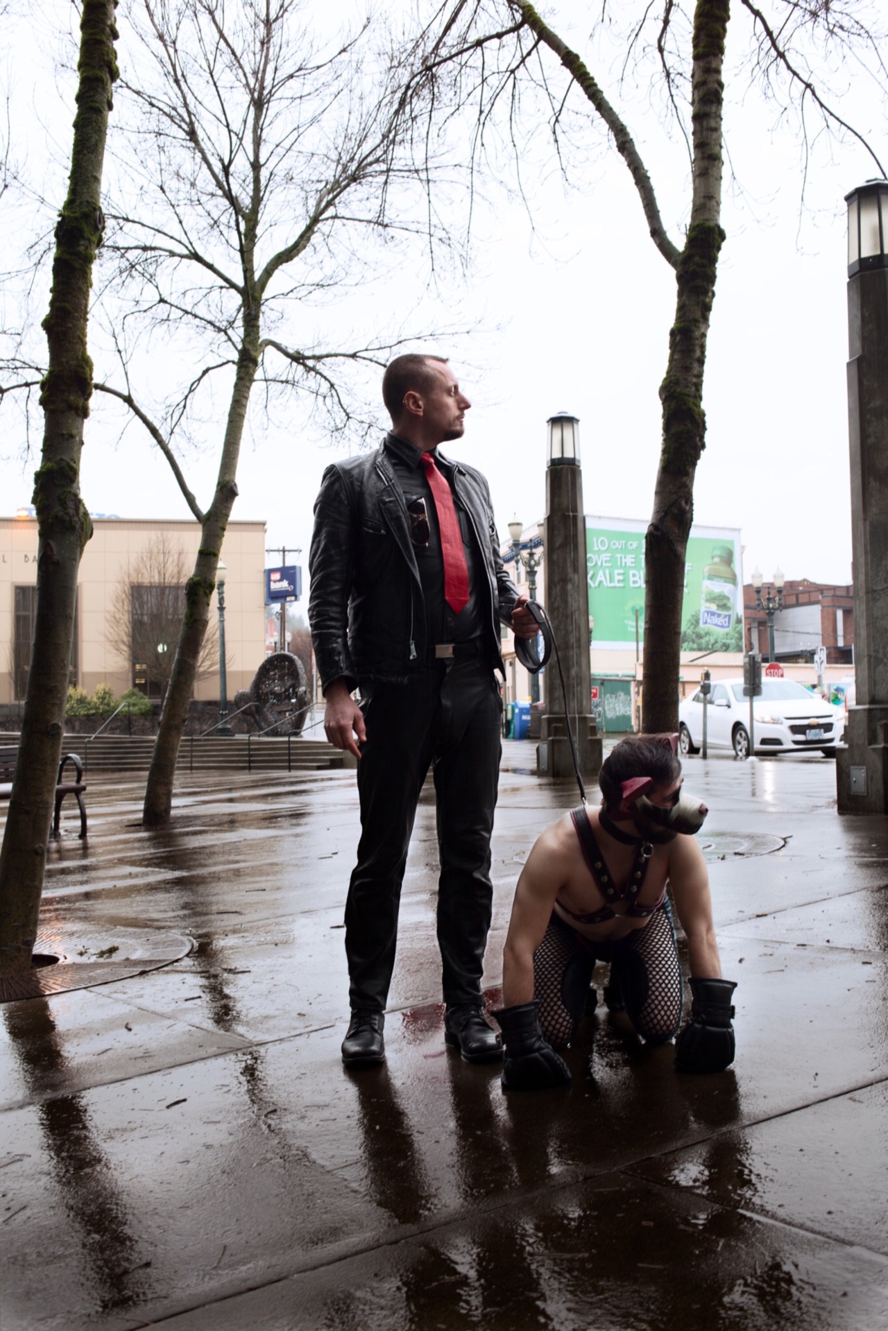 pocket-pup:  Wruff! #humanpup #MrOregonLeather2015 #Portland @piercedffreak