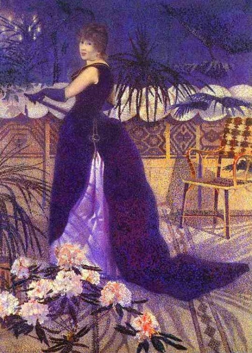 Mme. Hector France, nee Irma Clare and Later, 1891, Henri-Edmond CrossMedium: oil,canvaswww.