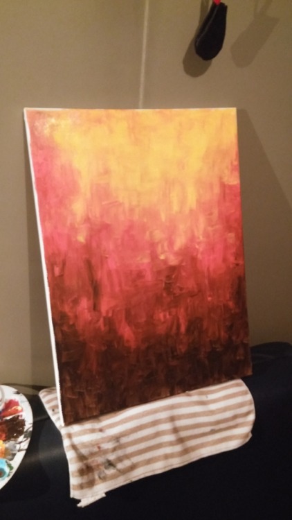 The start to some kind of painting&hellip;.hmmmm hope I dont fuck this up!
