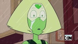 pearlnetfusion:  “maybe when peridot gets to earth, she’ll see how nice all the people are and she won’t want to hurt anyone” 