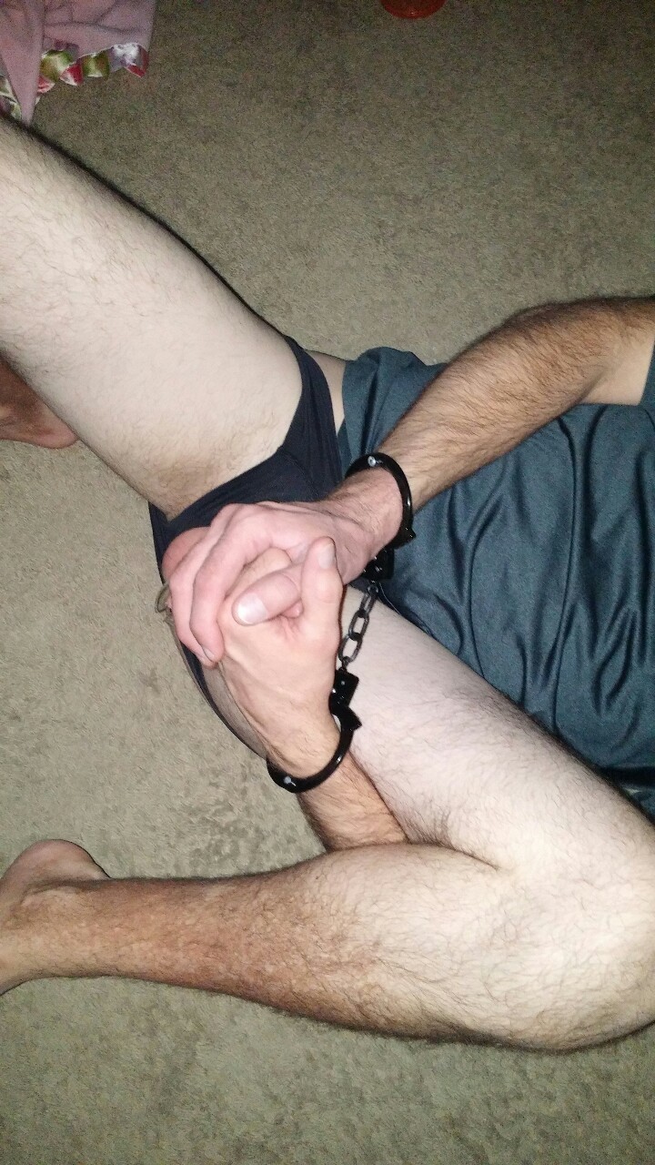 oursexualjourney2femdom:Mr. S. Denied.. Back talk..show them your purple baby butt