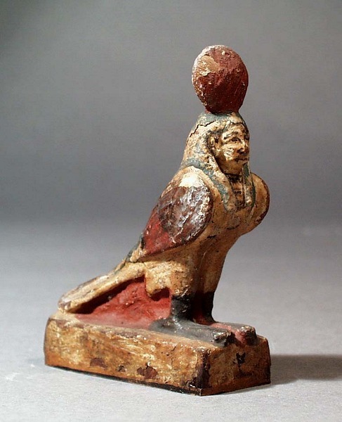 egypt-museum:Ba Bird StatuetteThe ba is an aspect of a person’s non-physical being. After death, the