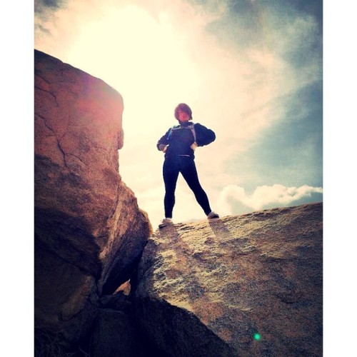 Queen of the rock. #getatme (at Joshua Tree National Park)