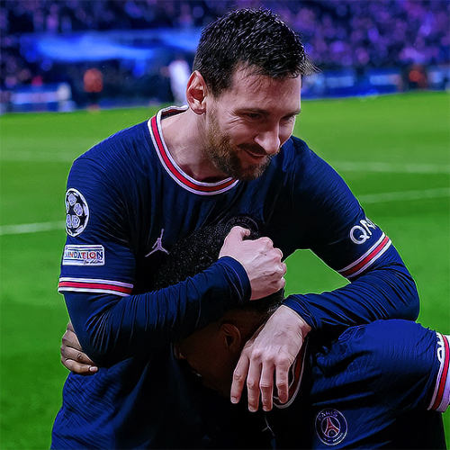  lionel messi ♥︎ vs. real madrid; 15.02.22, parc des princes. © sebastian frej/mb media/getty images