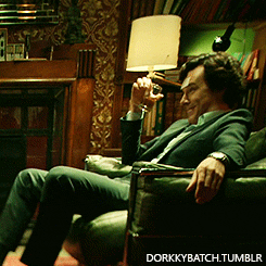stephenstrvnge:  Sherlock + laughing 