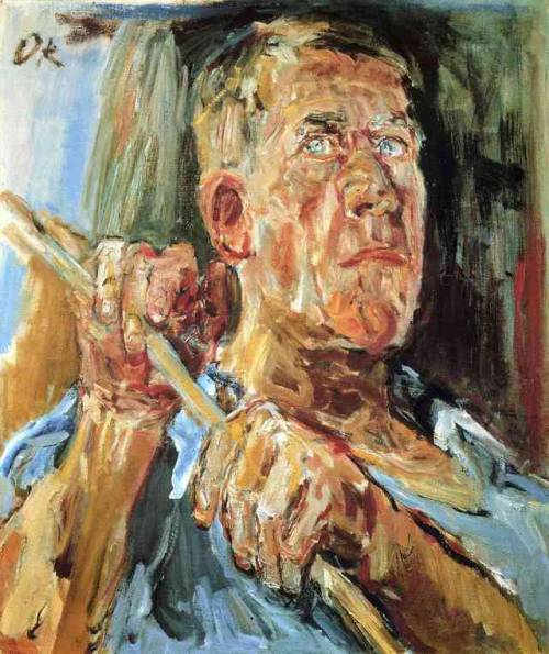 artist-kokoschka: Self-portrait (Fiesole), 1948, Oskar KokoschkaSize: 65.5x55 cm