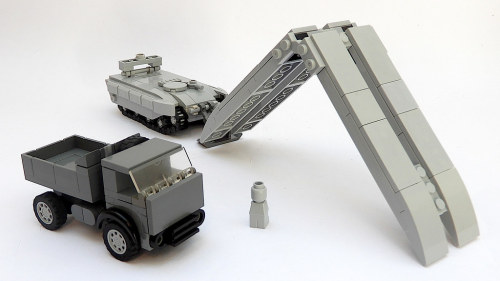 Armoured Vehicle-launched Bridge &amp; Military Truck (MOC - 4K) https://www.flickr.com/photos/hajde