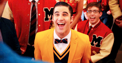 crayonstoperfume:glee character meme [2/6] main characters ⟶ Blaine Anderson“I like to measure the s