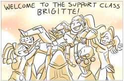bluebloodtanuki-bbt:  Welcome to the team Brigitte!!! Get ready to deal with a lot of shit!