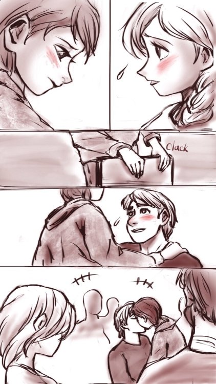 Art by 水木 &ldquo;Because, Kristoff is safe.&rdquo; I was inspired by a fanfiction but I forgot the 