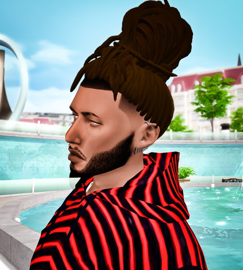 blvck-life-simz: ebonixsimblr: Yayasimblr’s Messy Topbun Dreads TS4 Conversion Had to jump on 