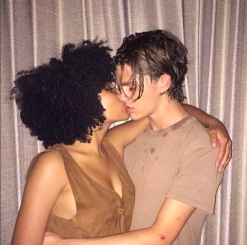 bwwmswirl:  Amandla Stenberg and boyfriend Tucker Tripp