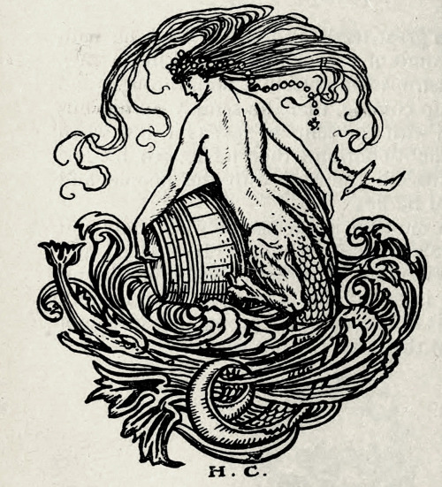 mermaidenmystic:pen & ink ~ 1906 ~ Herbert Cole (English book illustrator and portrait artist, 1