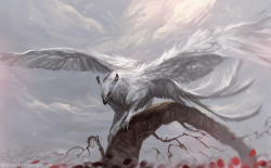 creaturesfromdreams:  Winged Deity by Kipine 