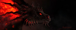 underappreciateddragonart:  Demon Dragon