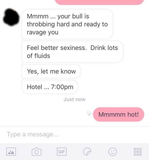 hotwife-kay: Part One: Slutty wife arranging meeting with her black bull again. She fucking strong b