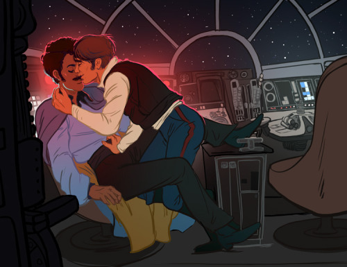 nisiedrawsstuff:han solo / lando calrissian