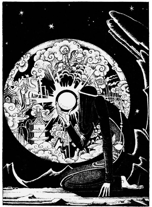 Crystal Ball, from Red Magic by Kay Nielsen (1930)