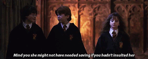 mamalaz:  “There are some things you can’t share without ending up liking each other, and knocking out a twelve-foot mountain troll is one of them” - Harry Potter and the Philosopher’s Stone