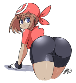 grimphantom:bigdead93:Warm up drawings.  Gotta get stuff done.  She just realized her butt is huge XD  &lt; |D&rsquo;&ldquo;