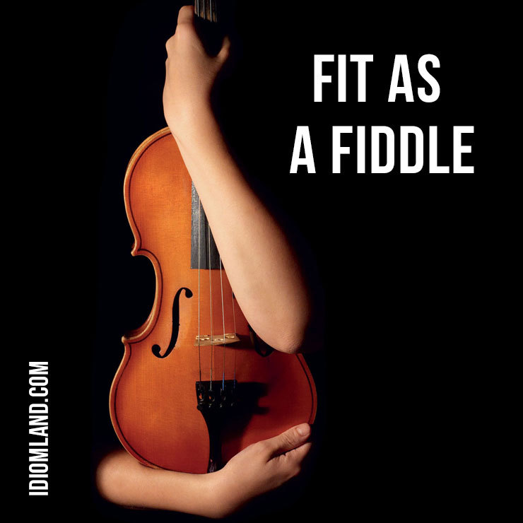 Hi there! Our idiom of the day is ”Fit as a fiddle,” which means “to be in good health.” 🎻😊
⠀
“Fiddle” refers to stringed musical instruments, especially violin, which had to be kept in good condition (fit). The phrase was recorded in a book entitled...