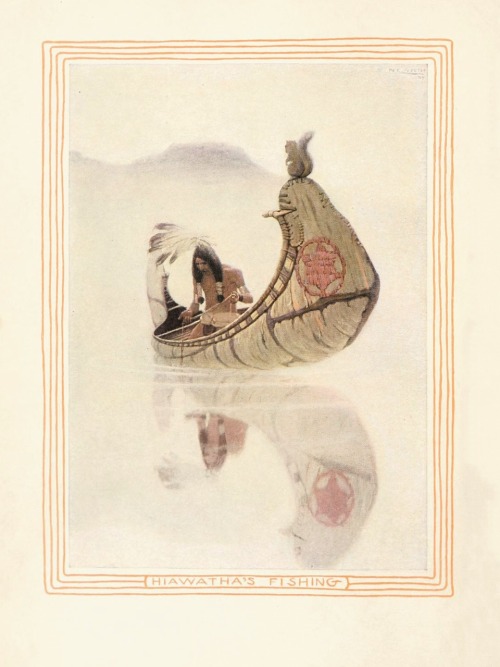 The Song of Hiawatha by Henry Wadsworth Longfellow (1807-1882)With illustrations and designs by Fred