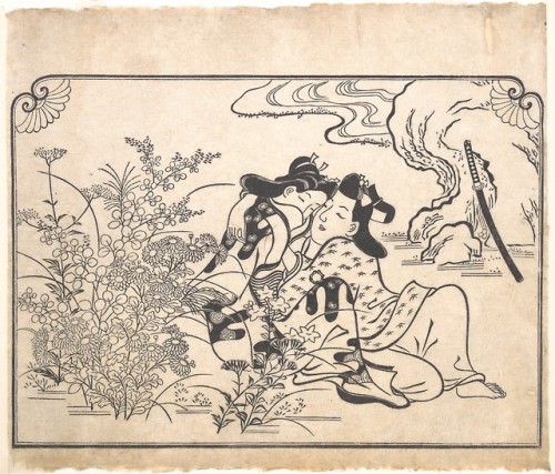 met-asian: by Hishikawa Moronobu, Asian ArtMedium: Woodblock print; ink on paperHarris Brisbane Dick