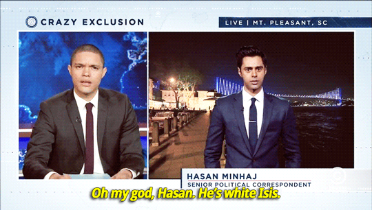 toshio-the-starman:sandandglass:The Daily Show, December 8, 2015The Daily Show was absolutely NOT fu