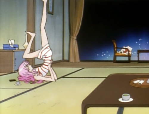 Utena Stretches When She's Uncomfortable Or Anxious.