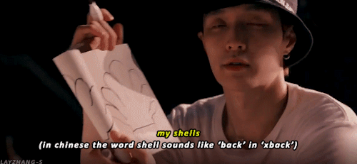 layzhang-s:  » in yixing’s heart his shells are the most beautiful 