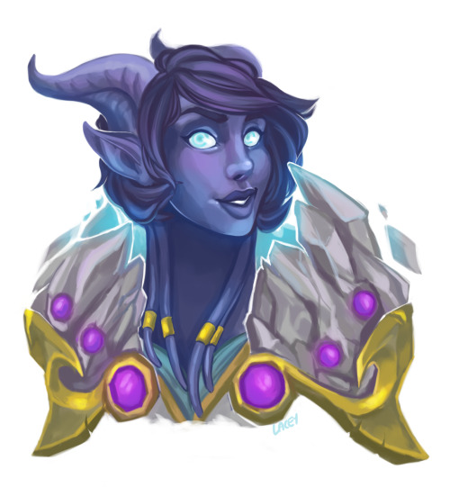 bylacey:  Last personal work for a bit. My old ret pally, Macabre! 