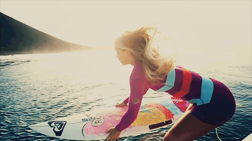 Surfer girl [gif]