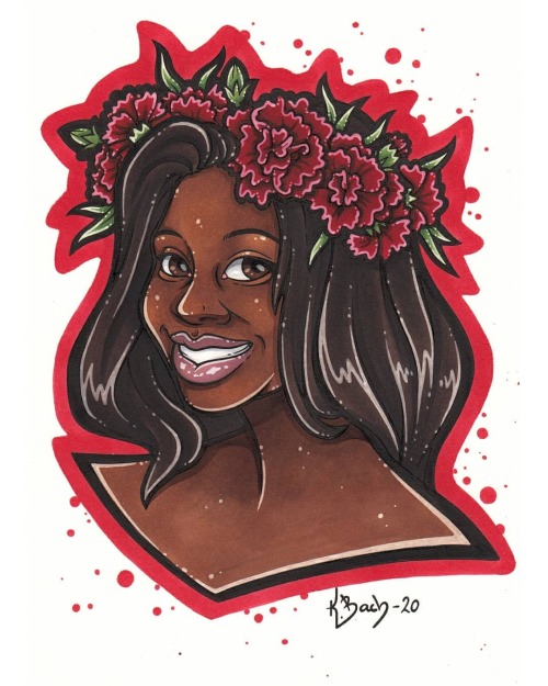 The next beauty in my flower crown series is @chevonyvon I hope you like it ☺ . . #flowercrown #port