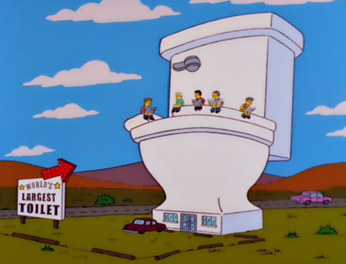 chickennuggetpower:  the only noticeable improvement that the sims 4 has over the past 3 games is that you can finally make the giant toilet from the simpsons tbh   