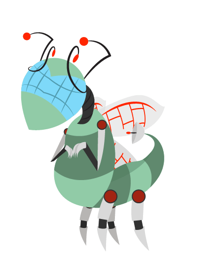 Robosona commission for Dragonfly.