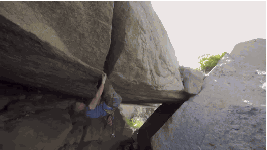 climbinggifs: Danny Parker on Trench Warefare (5.13) in Utah’s Little Cottonwood Canyon.SOURCE