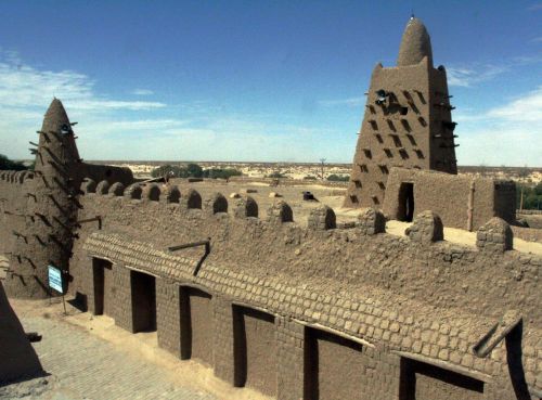 life—imitates—art: Timbuktu (Mali, Africa) was an important center for trade and islamic