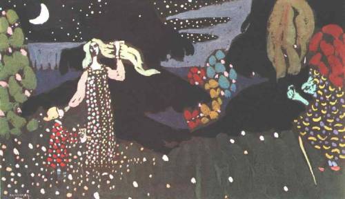 artist-kandinsky: Night, 1907, Wassily Kandinsky