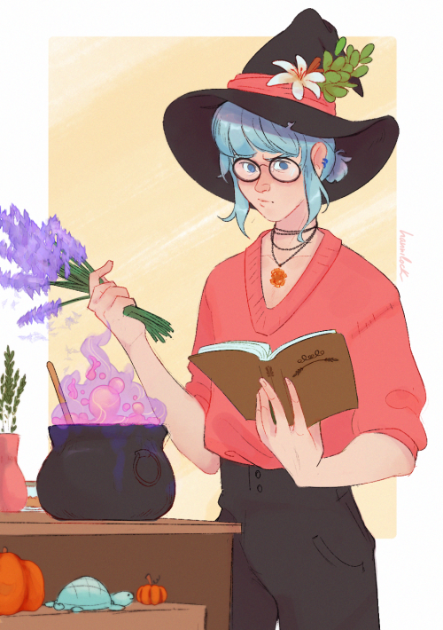  Happy first of Halloween, everyone!!! Witch khun is super ready for a month full of spells, spookyn