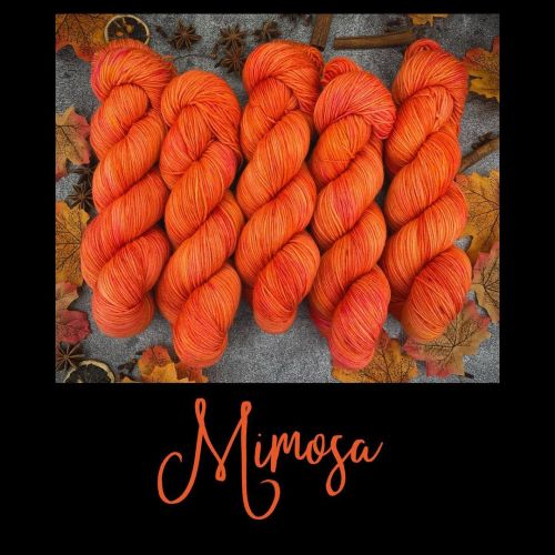 I have a few skeins of this awesome orange with hues of pink in the shop!! It’s such a beautiful ora