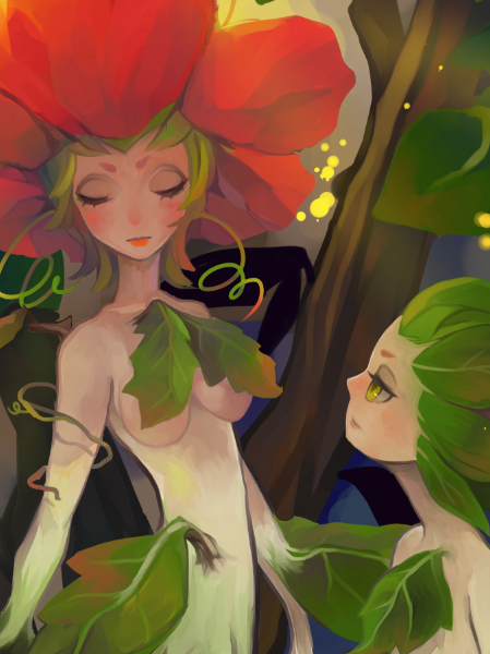 draa:  Triumph Artbook Preview - Les FleursA different cropping of my submission