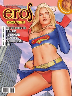 ungoliantschilde:  Agustin Alessio illustrated 14 consecutive covers for Eros Comix, each one featuring an American Superheroine in various states of undress. this is part 1 of a 2 part post, featuring the covers for Eros Comix, Vol. 1 #s 116-122.  (since