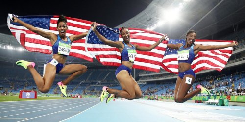 blackmattersus:1st, 2nd and 3rd place!For the first time in history, #USA women go 1-2-3 in an Olymp