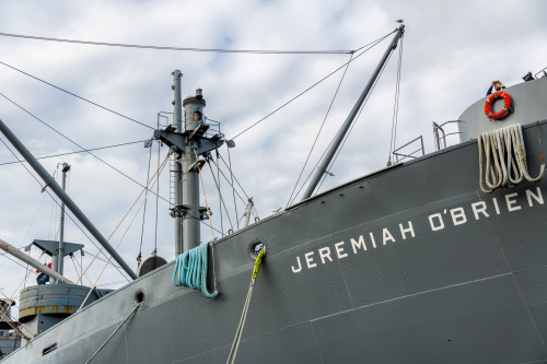 SS Jeremiah O'Brien.  Liberty ship built during World War II and named after the American Revolution