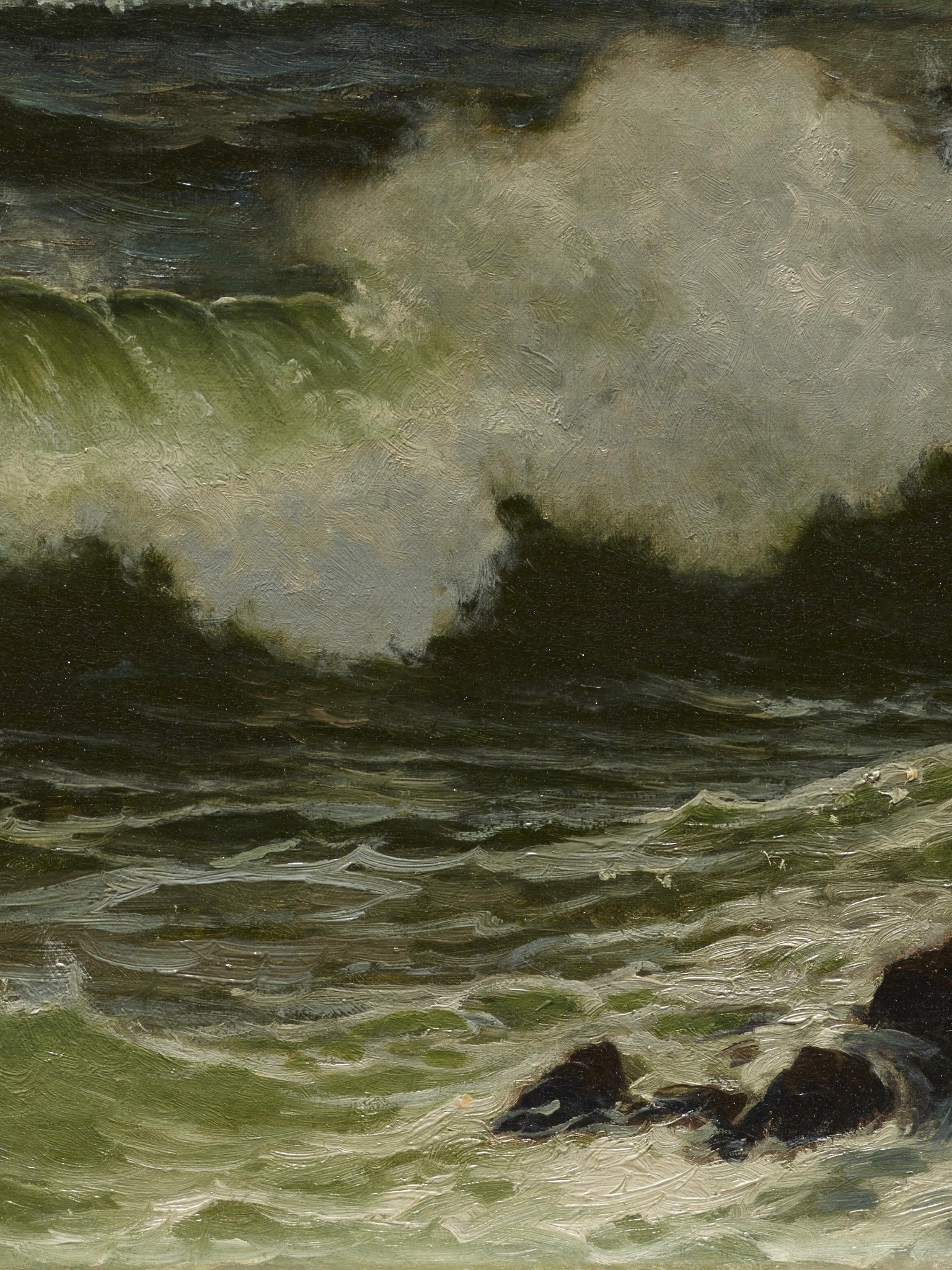 klassizismus:Details: Seascape, Alfred Thompson Bricher, 1890