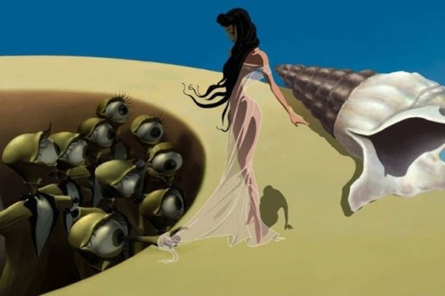 weirdlandtv:‪Images from the Walt Disney/Salvador Dalí collaboration, DESTINO (1946/2003).‬