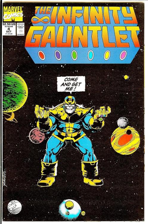 browsethestacks:The Marvel(ous) Covers Of Thanos