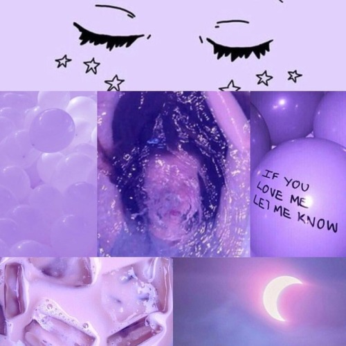 ‘Lavender Sadness’  I love this mood board so much. It’s just so pretty