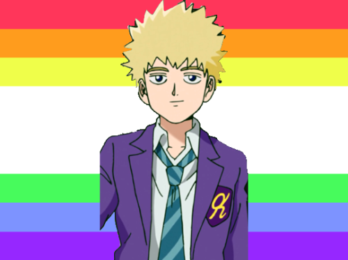 Teruki Hanazawa from Mob Psycho 100 is gaydhd!